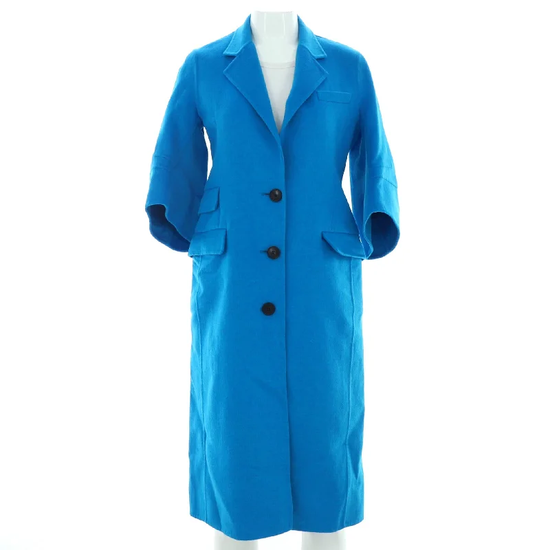 Sustainable Women's Apparel Women's Collar Buttoned Coat Wool Blend