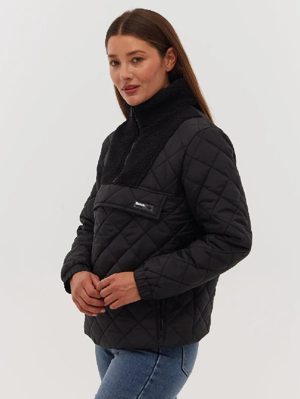 Limited-Time Fashion Sale – Shop Your Favorite Styles Now Chel Quarter-Zip Quilted Jacket