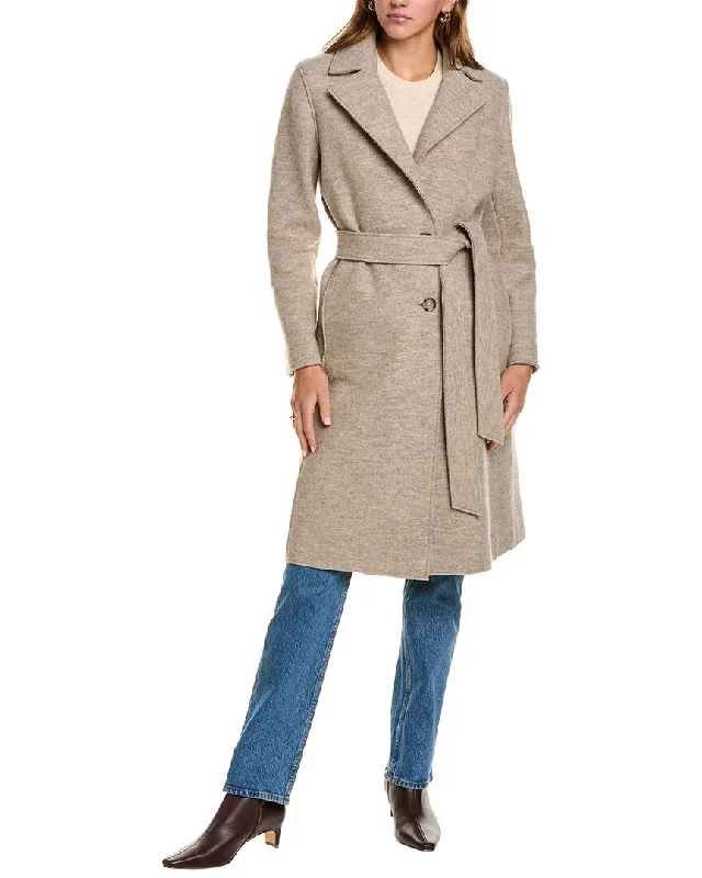 Women's High-Fashion Clothes Cinzia Rocca Icons Long Wool Trench Coat