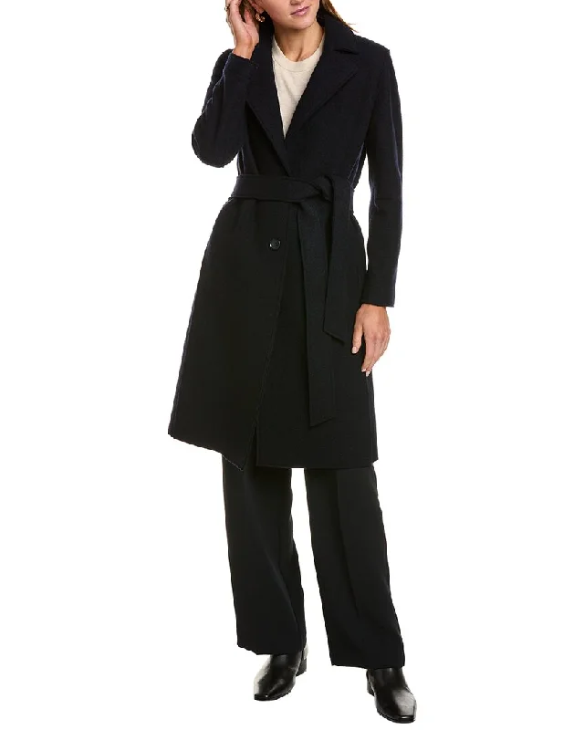 Women's Relaxed Clothes Cinzia Rocca Icons Long Wool Trench Coat