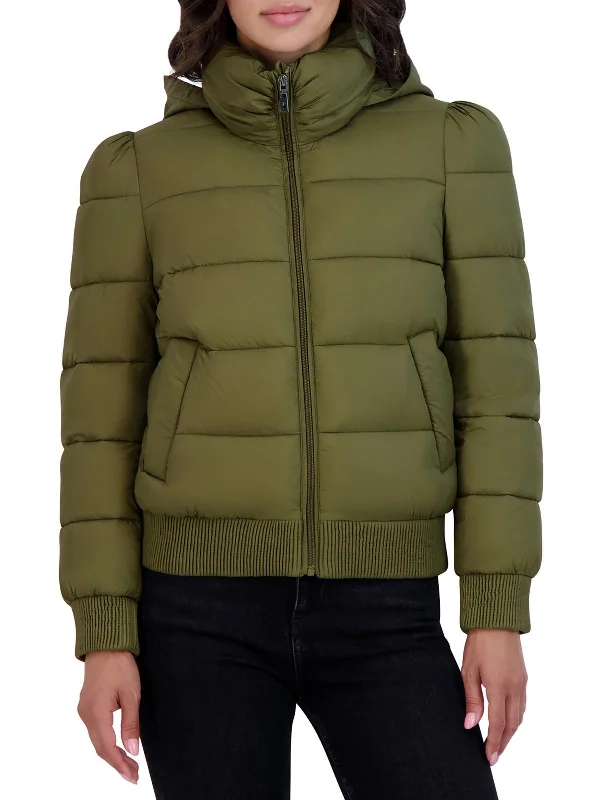 Women's Occasion Wear Clothing Womens Cold Weather Hooded Puffer Jacket