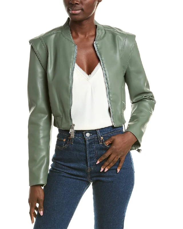 Women's Evening Wear Outfit SIMKHAI Doreen Boxy Bomber Jacket