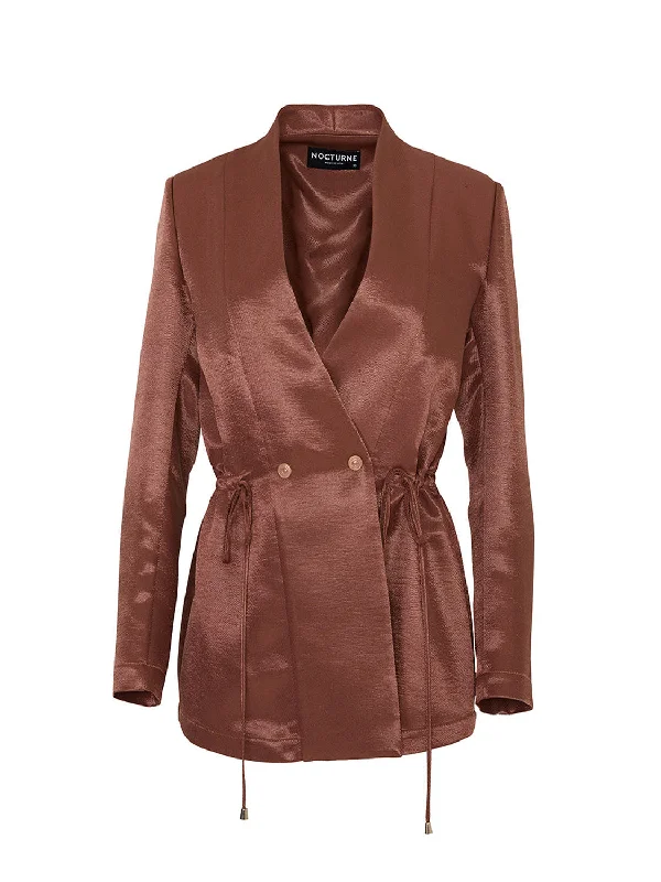 Women's Vacation Outfit Double-Breasted Jacket