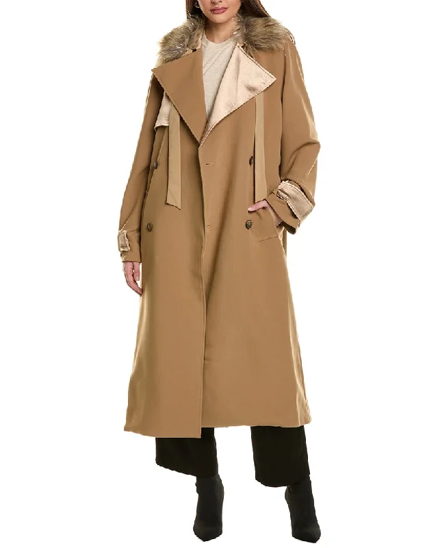 Chic Women's Garments Adrienne Landau Trench Coat