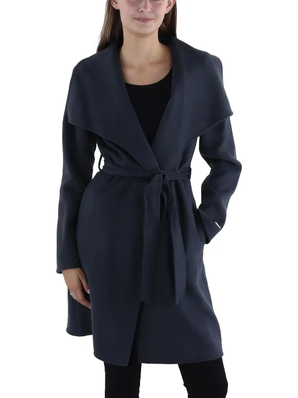 Women's Travel Outfit Set Ellie Womens Winter Wool Wrap Coat