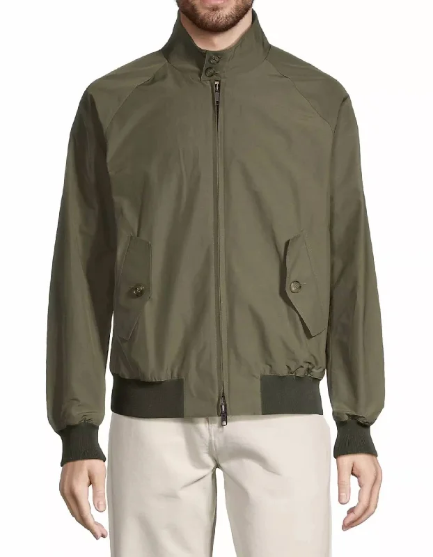 Women's Apparel And Garments Men's Bomber Jacket In Olive