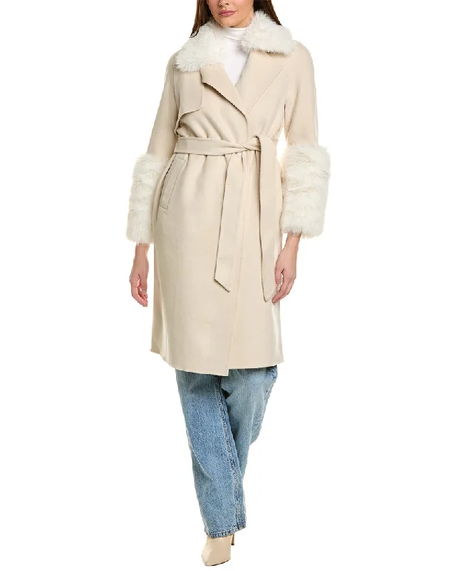 Trendy Athleisure Clothing For Women Adrienne Landau Wool Coat