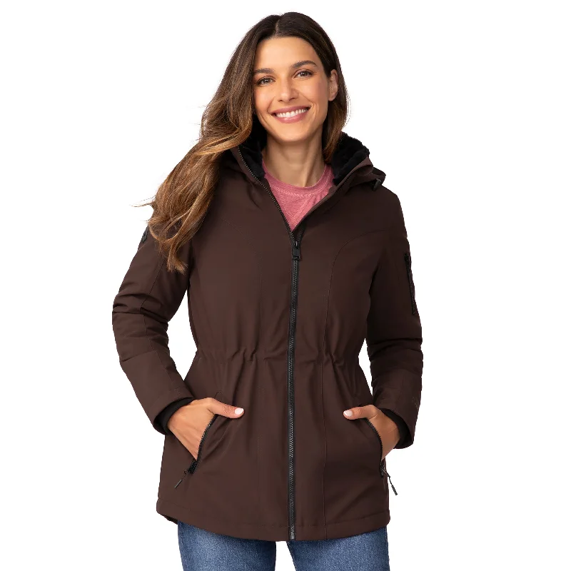 Elegant Women's Evening Garments Free Country Women's Thermo Super Softshell Zip Up Jacket