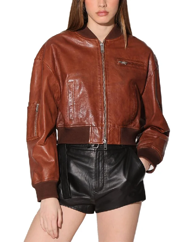 Women's Clothes For Work Events Walter Baker Sydney Leather Jacket