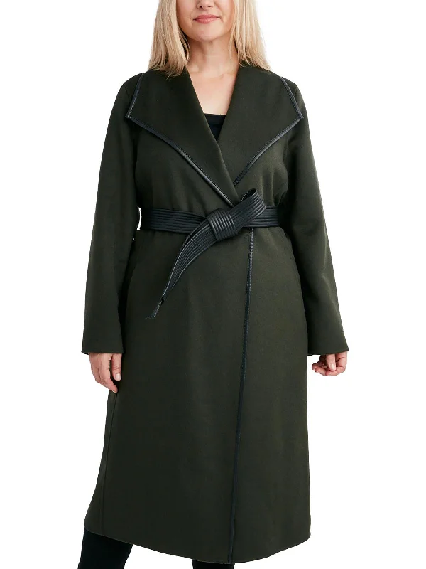 Affordable Trendy Clothes For Women Plus Womens Wool Blend Long Trench Coat