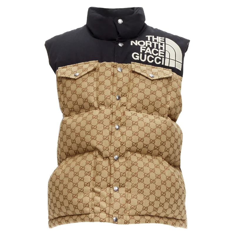 Women's Night-Out Outfit Gucci The North Face GG Monogram Padded Vest Jacket