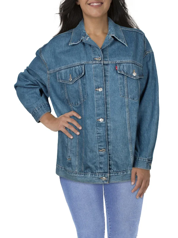 Refresh Your Wardrobe With Our Fashion Deals Plus Womens Jean Baggy Denim Jacket