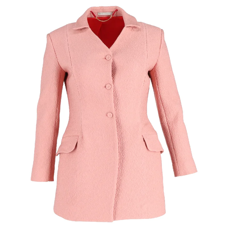 Women's Holiday Clothing Emilia Wickstead Evening Jacket in Pink Polyester