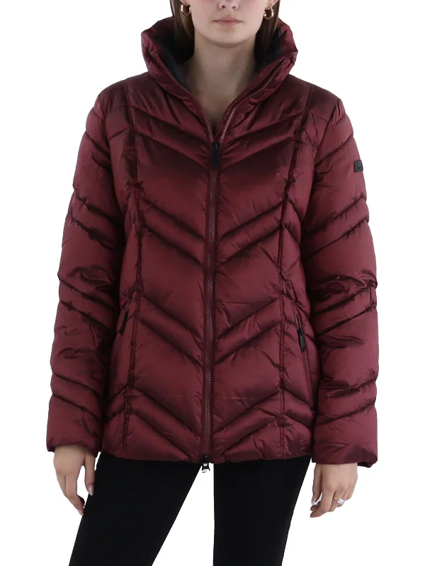 Women's Outfit Womens Quilted Short Puffer Jacket