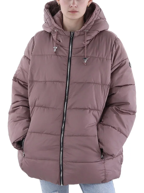 Women's Functional Outdoor Garments Womens Insulated Faux Fur Lined Puffer Jacket