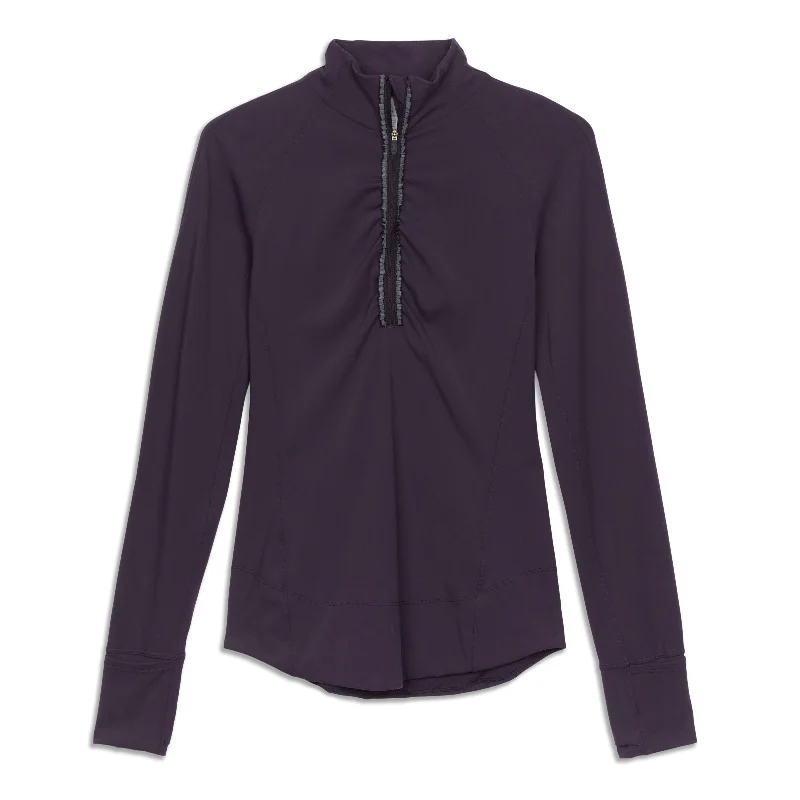 Vintage-Inspired Women's Apparel Special Offers Fast As Light Zip Long Sleeve Shirt - Resale