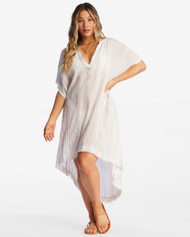 Chic Women's Garments Massive Selection Sale Found Love Midi Beach Cover-Up - Brick