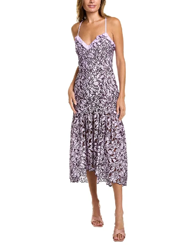 Women's Seasonal Wardrobe Clothing Save Big Marchesa Notte Peony Printed Dress