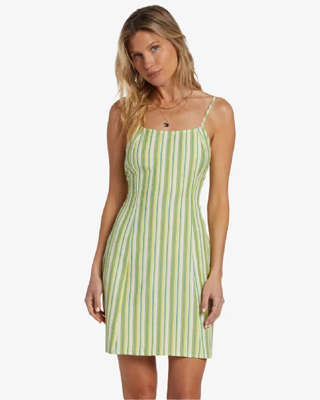 Comfortable Lounge Clothing Chic Styles Stay Awhile Mini Dress - Palm Green