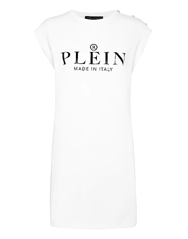 Women's Clothes For Work Events Crazy Discounts, Hurry Up T-shirt Dress Iconic Plein