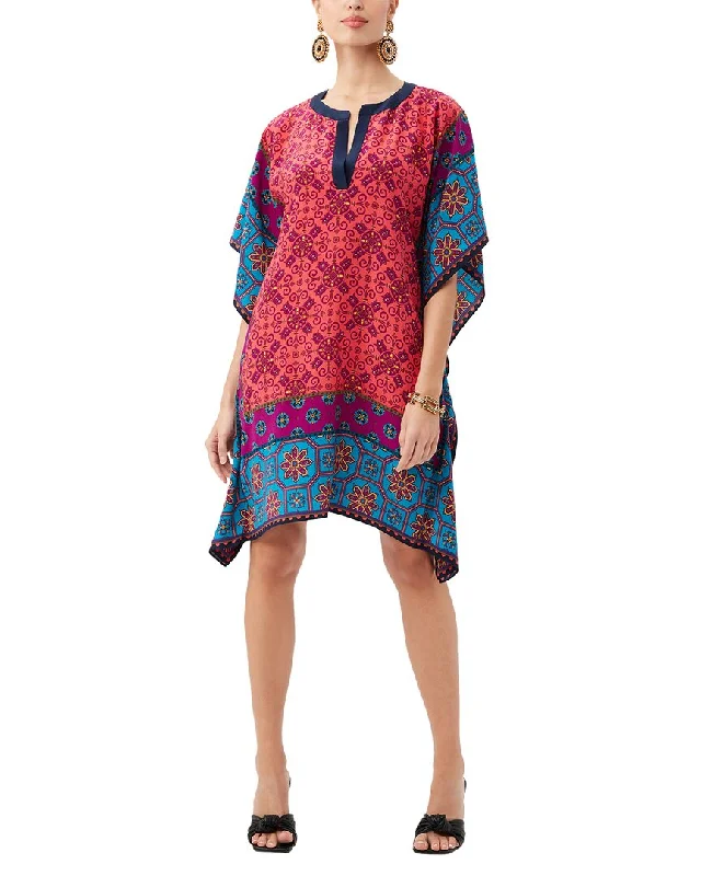 Women's Tailored Outfit Sophisticated Style Offers Trina Turk Theodora Silk Mini Dress