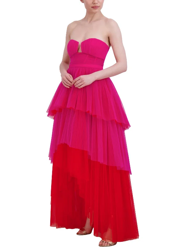 Women's Clothes And Apparel Unbeatable Deals Womens Tulle Long Evening Dress