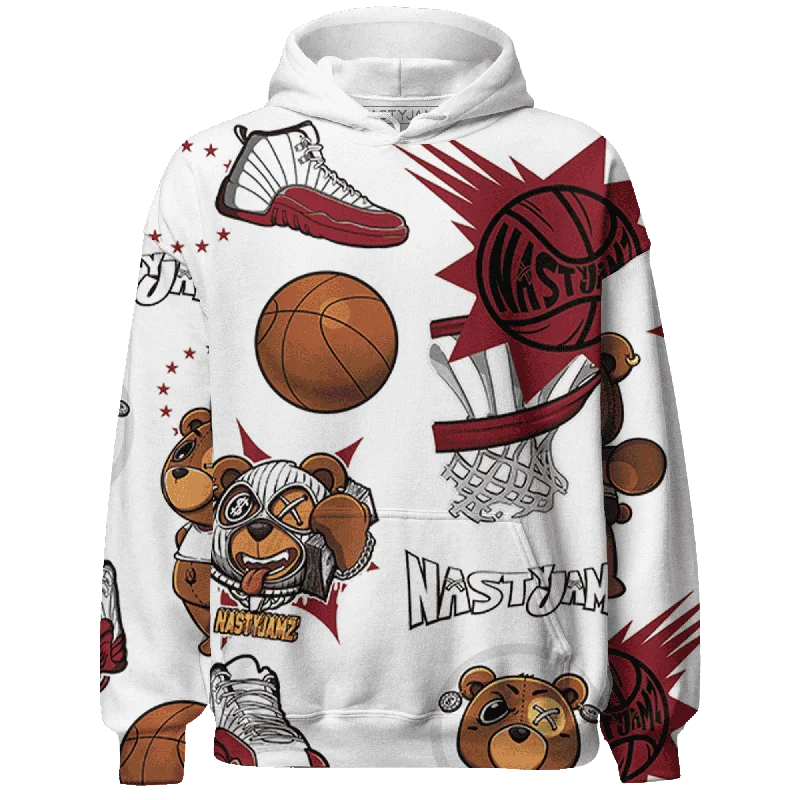 Urban Unisex Fashion Outfits Sale Event, Prices Rock NastyJamz Cherry 12s Hoodie Match BER Icon Wallpapers All-Over Print