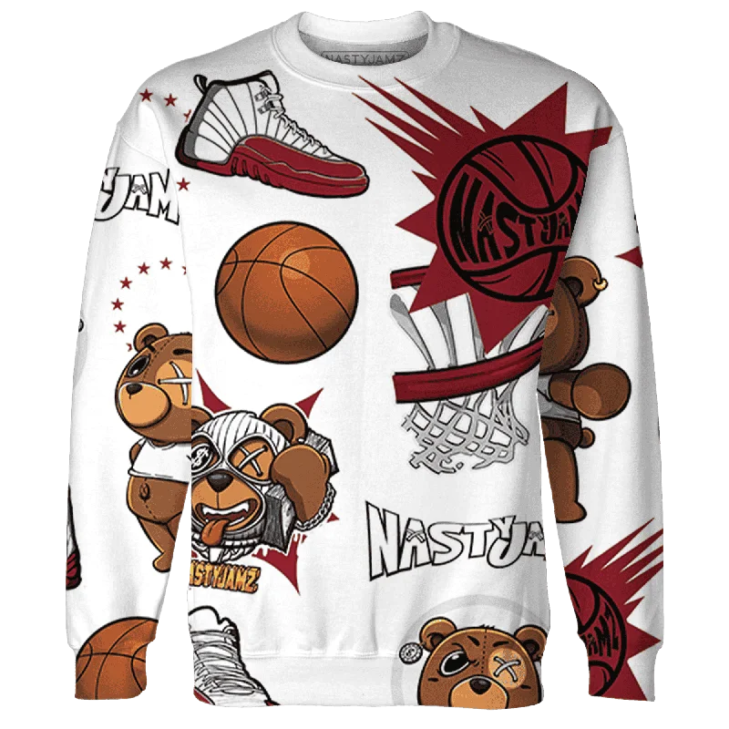 Fashion-Forward Gender-Neutral Outerwear New Arrivals NastyJamz Cherry 12s Sweatshirt Match BER Icon Wallpapers All-Over Print