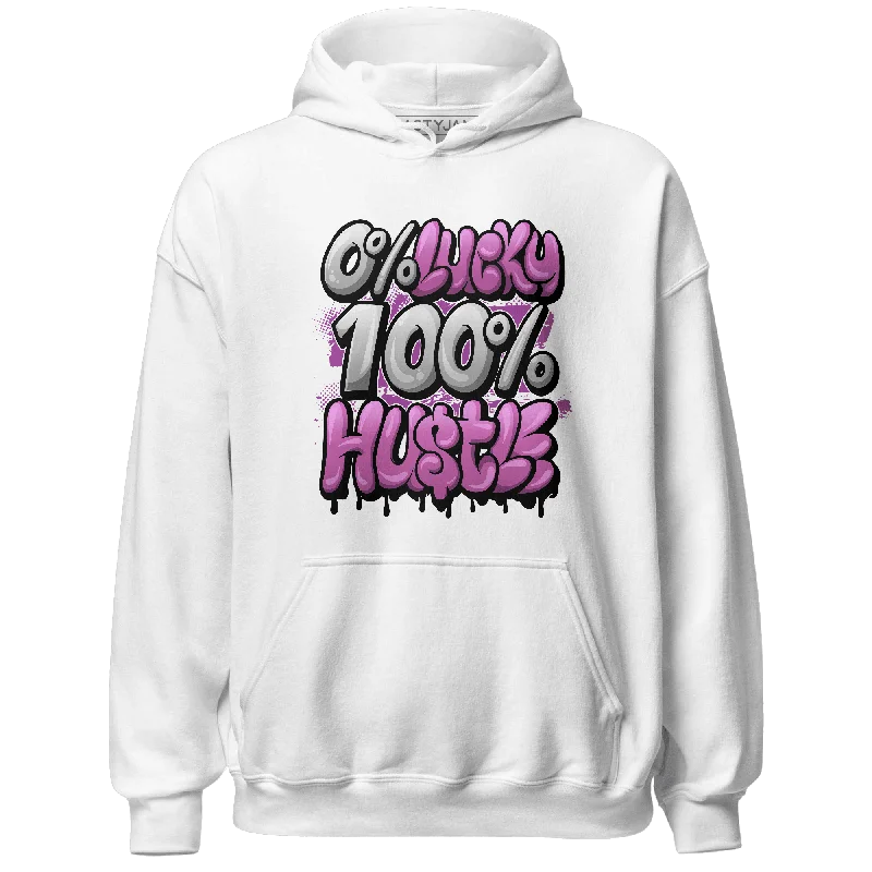 Versatile Clothing For All Genders Elevated Casual Discounts NastyJamz GS Hyper Violet 4s Hoodie Match Lucky Hustle