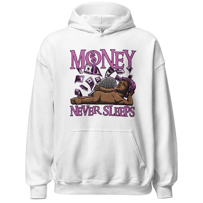 Chic And Contemporary Unisex Clothing Choices Premium Style NastyJamz GS Hyper Violet 4s Hoodie Match Money Never Sleeps