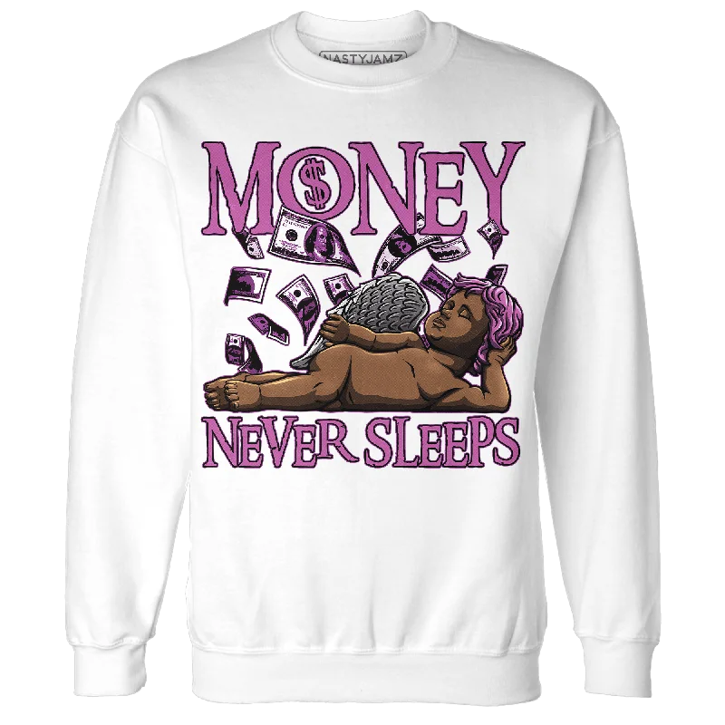 Elegant And Minimal Gender-Free Clothing Hot Brand Discounts NastyJamz GS Hyper Violet 4s Sweatshirt Match Money Never Sleeps