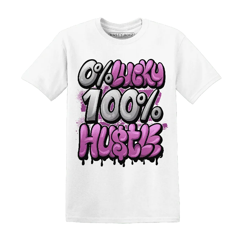 Breathable And Lightweight Unisex Wear Luxury Casual Deals NastyJamz GS Hyper Violet 4s T-Shirt Match Lucky Hustle