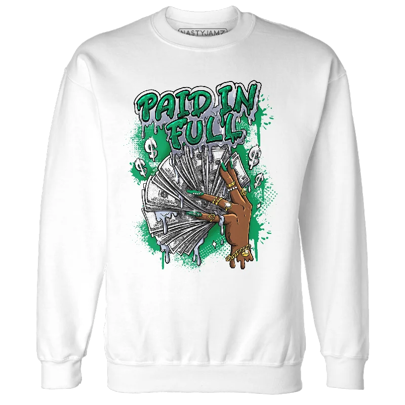 Minimalist Unisex Fashion Essentials Budget Friendly NastyJamz Lucky Green 5s Sweatshirt Match Paid In Full