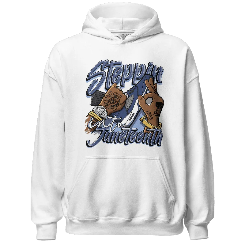 Minimalist Unisex Fashion Essentials Smart Casual Deals NastyJamz Midnight Navy 5s Hoodie Match Step Into Juneteenth