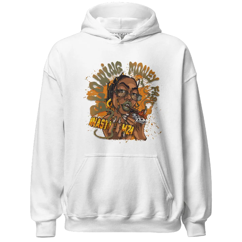 Urban-Inspired Unisex Fashion Trends Explore What'S New NastyJamz Olive 5s Hoodie Match Blowing Money Fast Girl