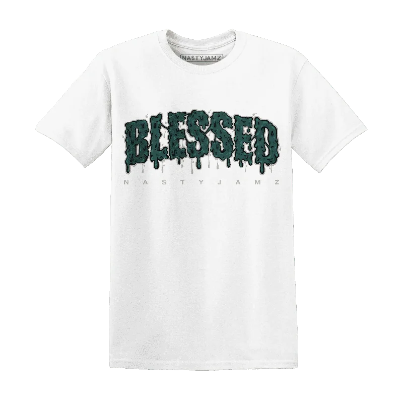 Unisex Casual Fashion Trends Exclusive Designer Style Deals NastyJamz Oxidized Green 4s T-Shirt Match Blessed Text