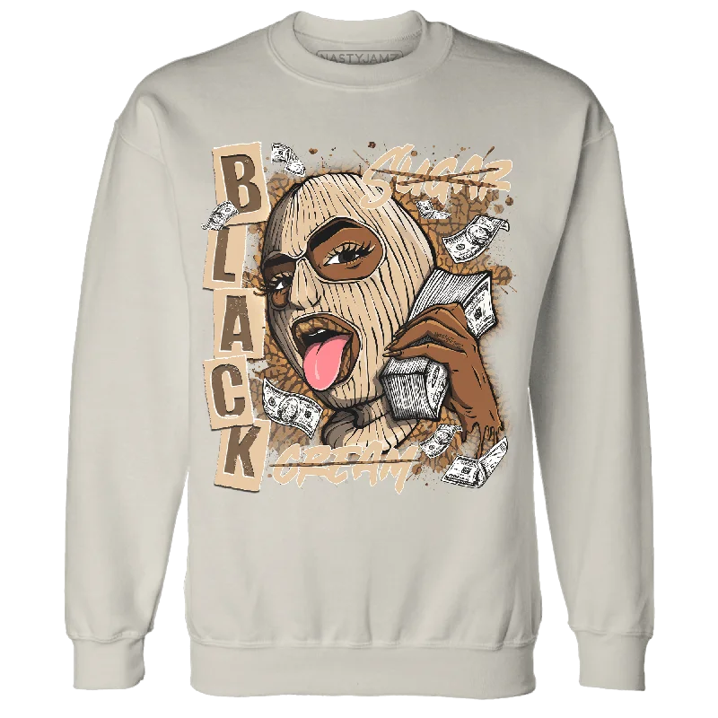 Casual And Trendy Unisex Fashion Staples Durable Fashion Picks NastyJamz Palomino 3s Sweatshirt Match No Sugar No Cream