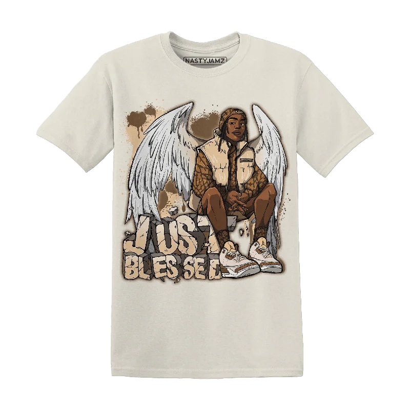 Classic Unisex Fashion Looks Big Discounts NastyJamz Palomino 3s T-Shirt Match Just Blessed