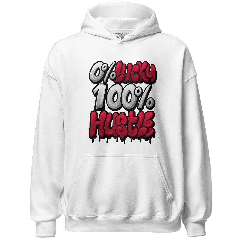 Unisex Casual Fashion Trends Budget-Friendly Fashion NastyJamz Retro Red Taxi 12s Hoodie Match Lucky Hustle