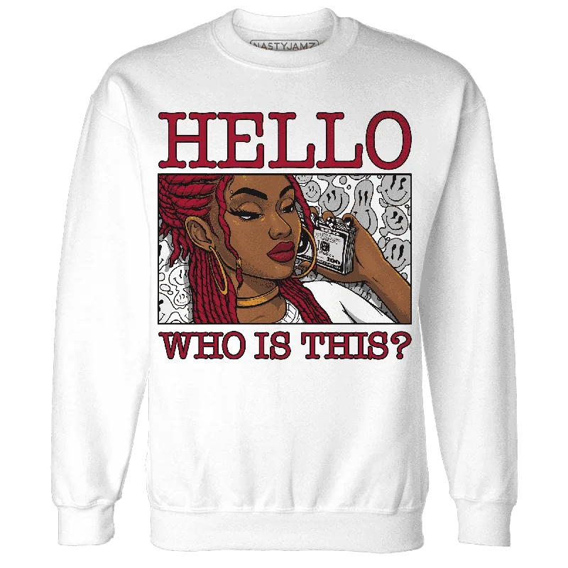 Versatile Unisex Layering Pieces Classic Chic Deals NastyJamz Retro Red Taxi 12s Sweatshirt Match Hello Girl