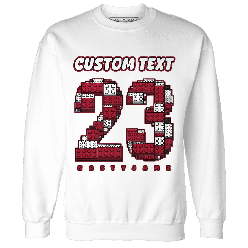 High-Quality Unisex Basics For All Occasions Bold Fashion Sales NastyJamz Retro Red Taxi 12s Sweatshirt Match Number 23 Custom Text