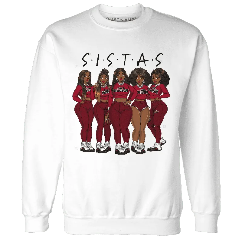 Functional And Stylish Unisex Outerwear Athleisure Style Sale NastyJamz Retro Red Taxi 12s Sweatshirt Match Sistas Melanin Girl