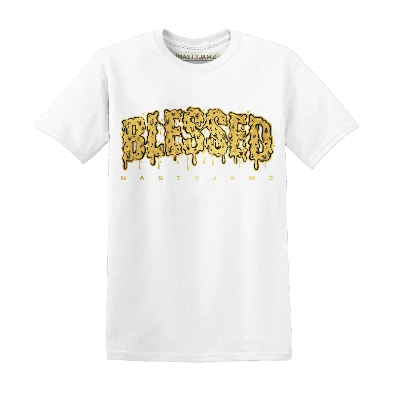 Minimalist Unisex Wardrobe Must-Haves Everyday Elegance Sale NastyJamz Sail 4s T-Shirt Match Blessed Text