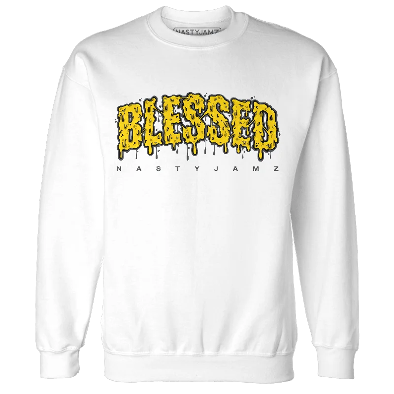 Sleek And Comfortable Unisex Wear Flash Sale NastyJamz Thunder 4s Sweatshirt Match Blessed Text