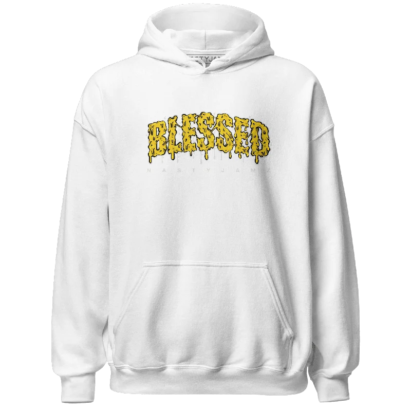 Classic And Timeless Gender-Neutral Fashion Timeless Elegance Redefined NastyJamz Vivid Sulfur 4s Hoodie Match Blessed Text