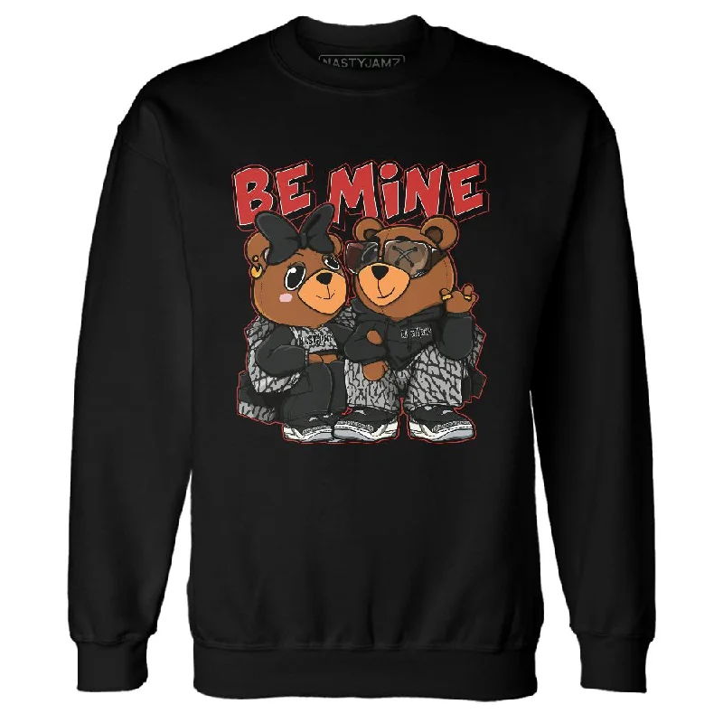 Gender-Neutral Clothing Styles Save Big Black Cement 3s NastyJamz Sweatshirt Match Be Mine BER