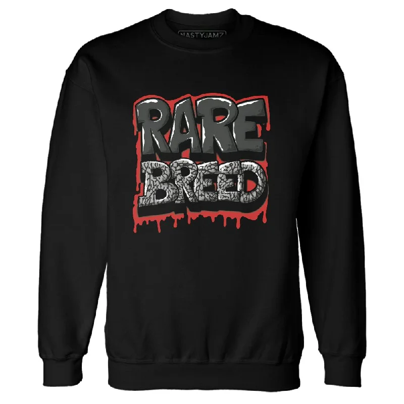 Soft And Breathable Unisex Loungewear Vibrant Style Promotions Black Cement 3s NastyJamz Sweatshirt Match Rare Breed