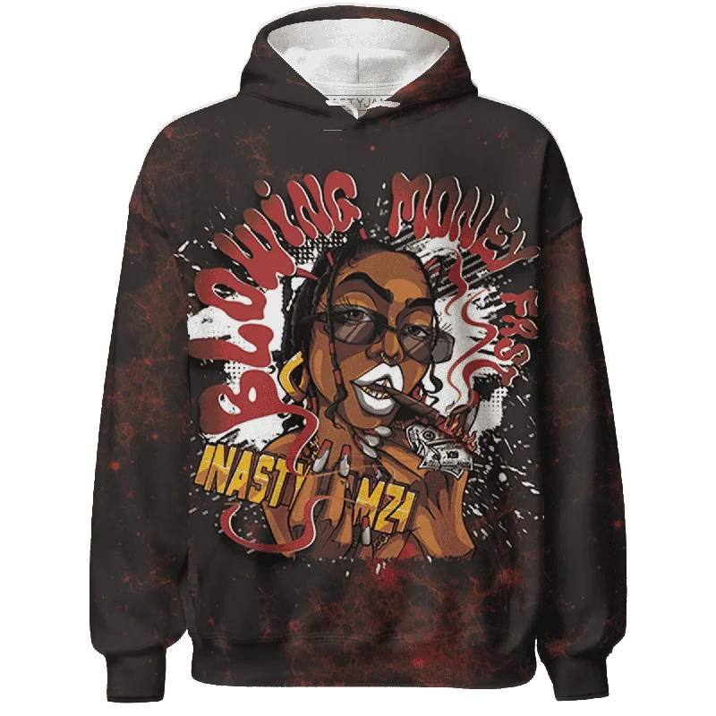 Versatile Gender-Free Wardrobe Essentials Limited Time Deal Black Toe Reimagined Red White 1s NastyJamz Hoodie Match Blowing Money Fast Girl All-Over Print