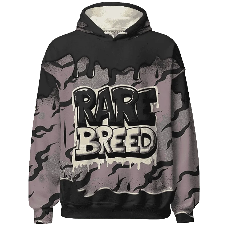 Modern Unisex Wardrobe Staples Refined Fashion Sale NastyJamz Black Violet Ore 3s Hoodie Match Rare Breed Drippin All-Over Print