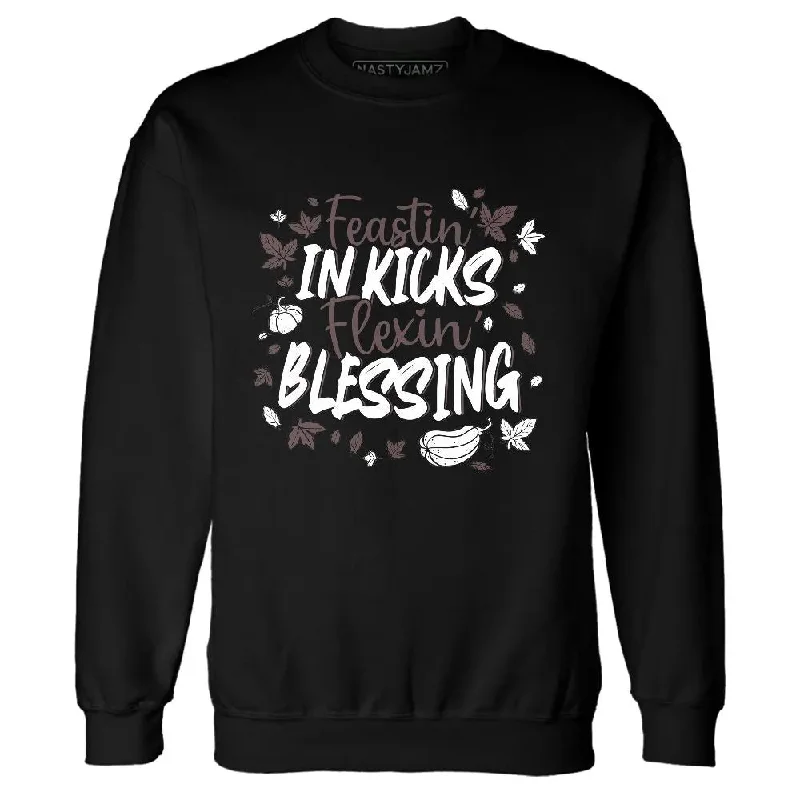 Trendy Unisex Streetwear Fashion Fresh Fashion Discounts Burgundy Crush 3s NastyJamz Sweatshirt Match Kicks Feasting